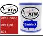 Preview: Alfa-Romeo, Alfa Red, 501: 1L Lackdose, von ATW Autoteile West.